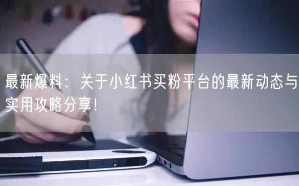 最新爆料:关于小红书买粉平台的最新动态与实用攻略分享!